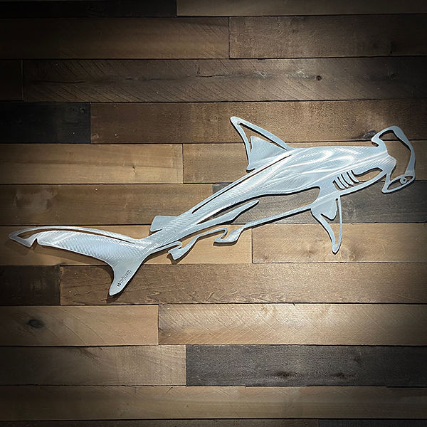Hammerhead Shark Metal Wall Art