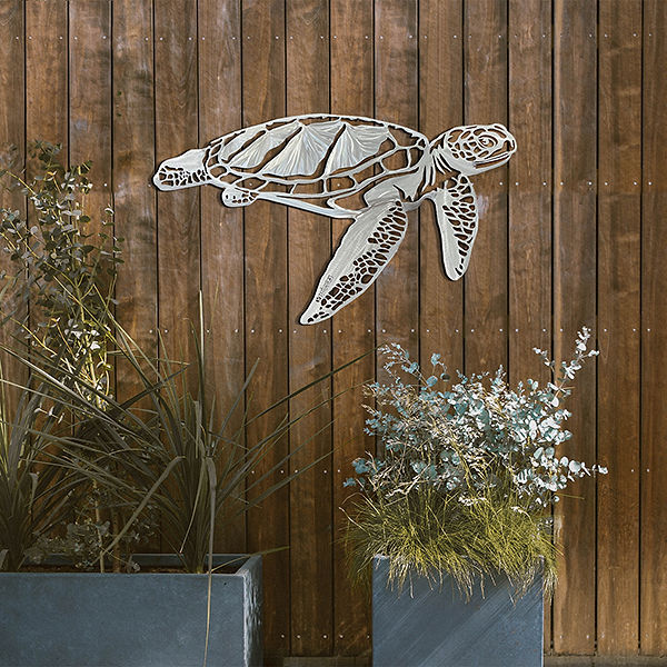 Sea Turtle Metal Wall Art